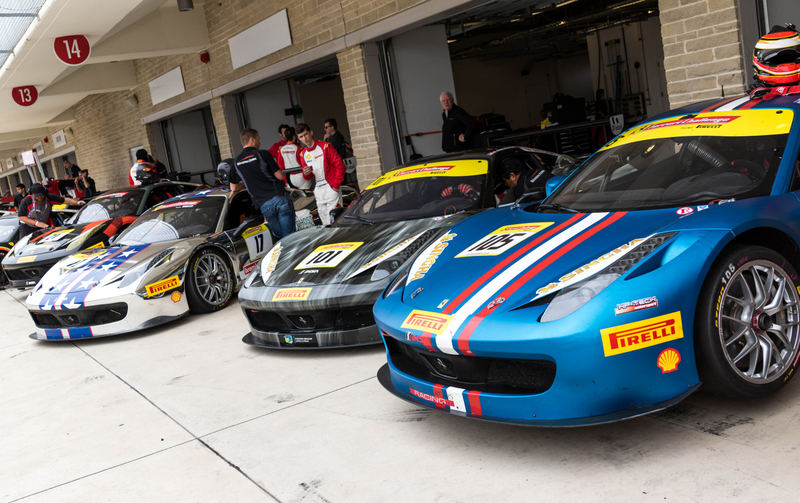 Illustration for article titled The Most Gorgeous Ferraris Around Came Out For Austin's Ferrari Challenge Race